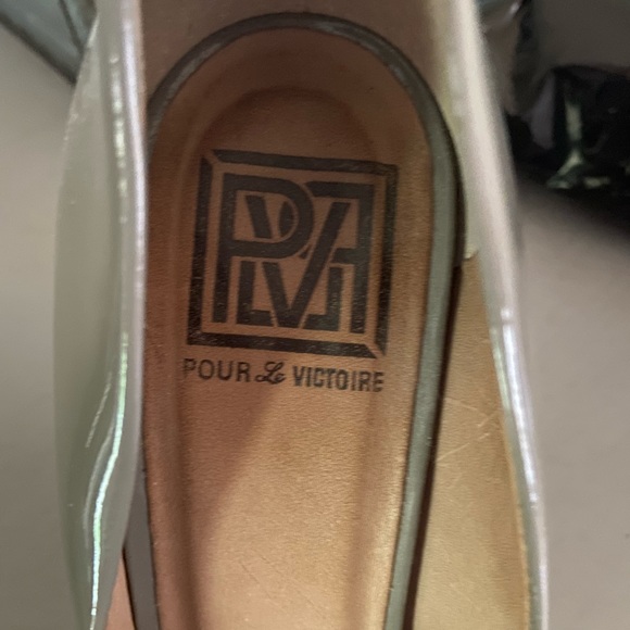 Pour Le Victiore patent leather chunky heel - Picture 4 of 5